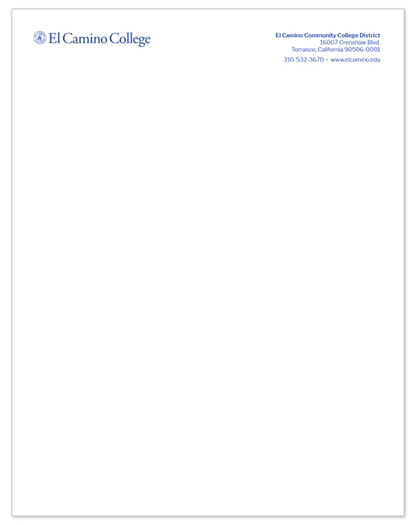 Letterhead Sample