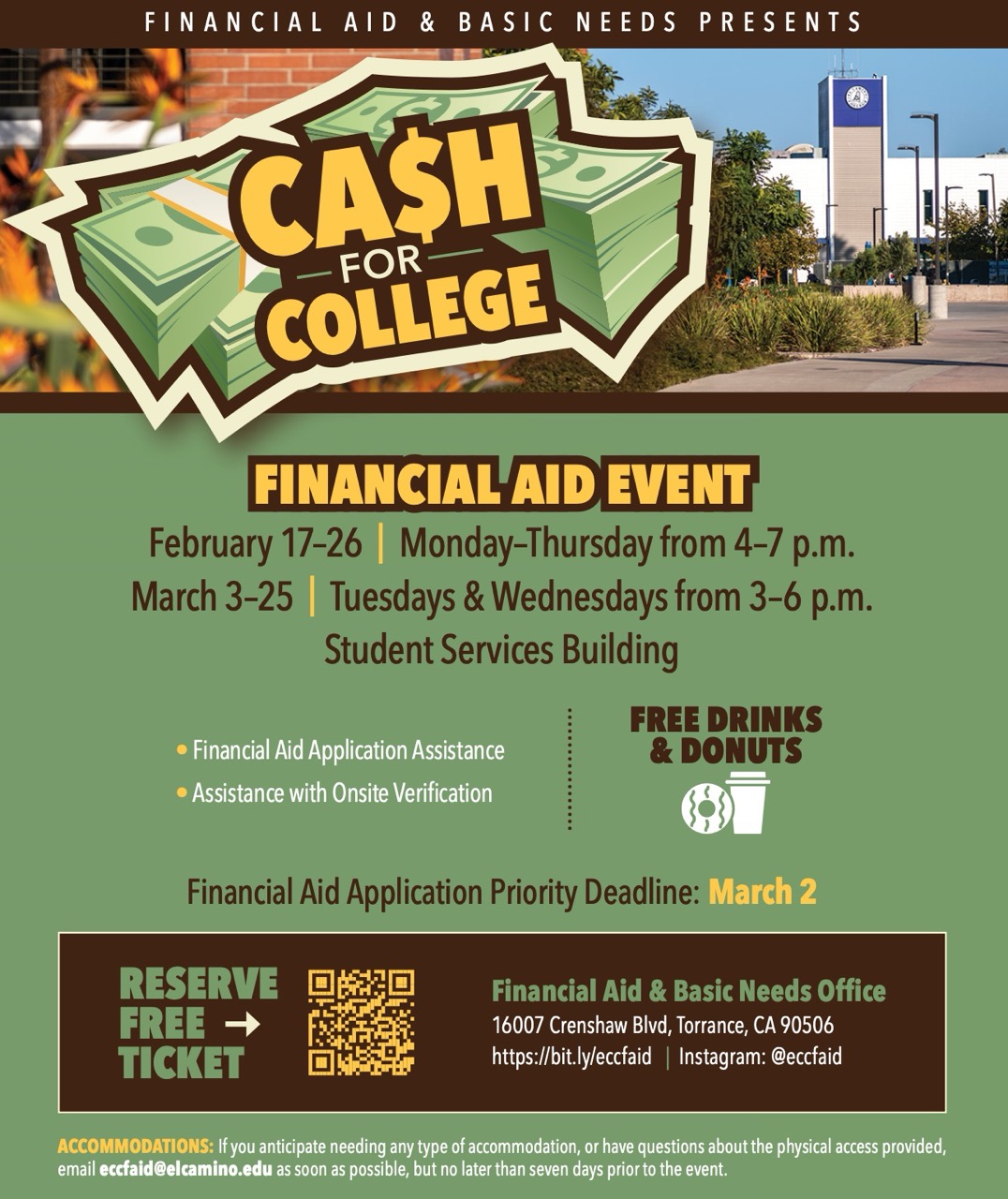 Cash for College Flyer