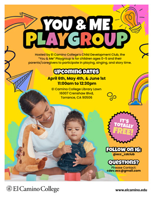 You & Me Playgroup Flyer