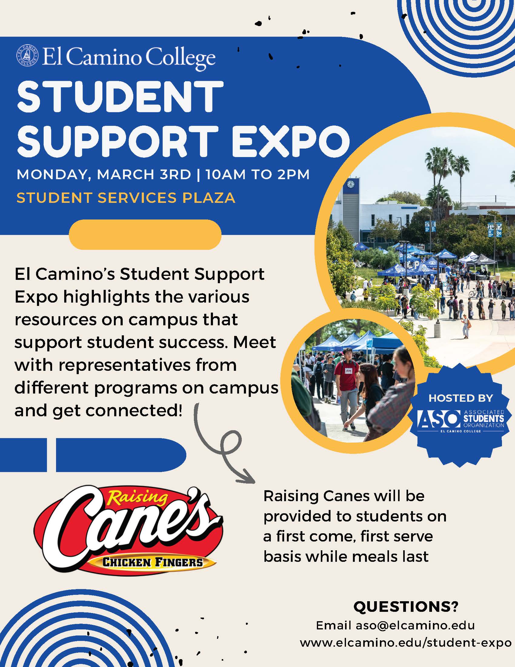 Student Supprot Expo Spring 2025 Flyer