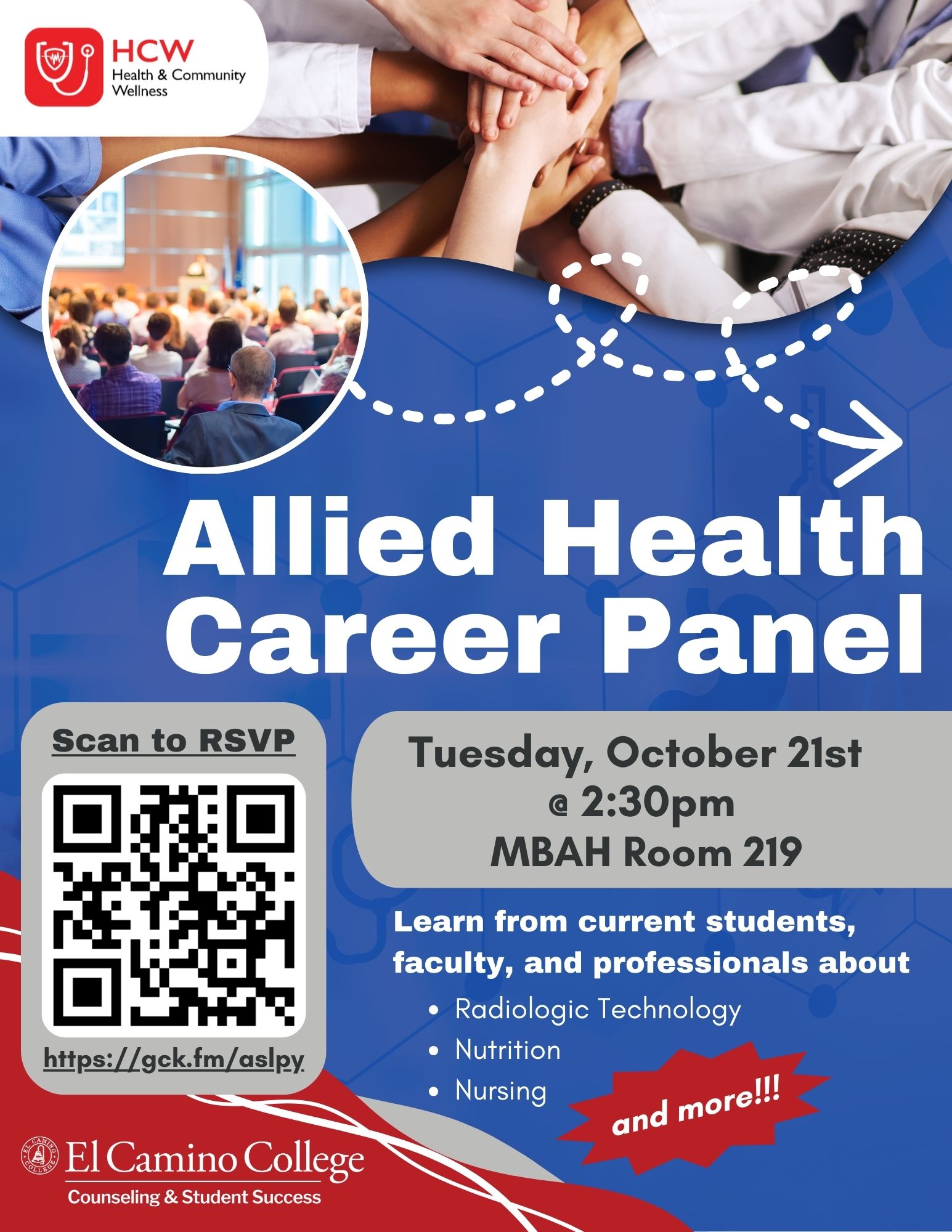 Allied Health Career Panel Flyer