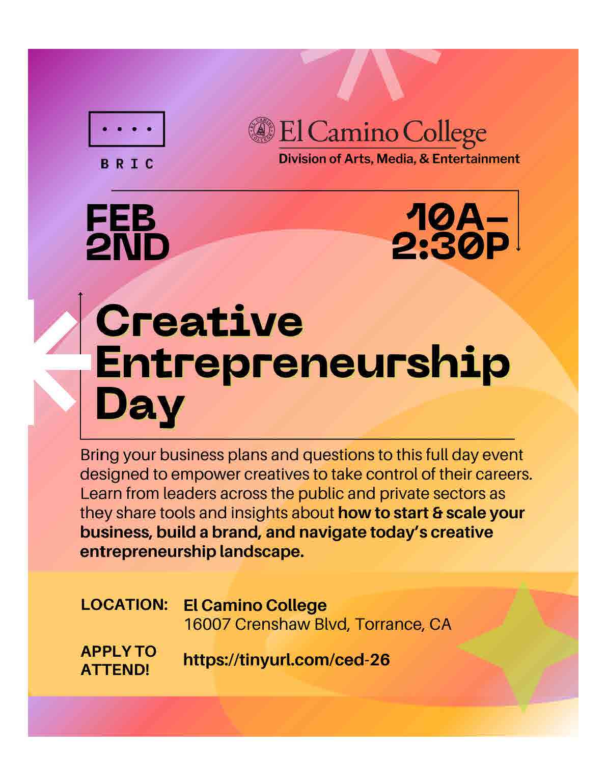 Creative Entrepreneurship Day Feb2