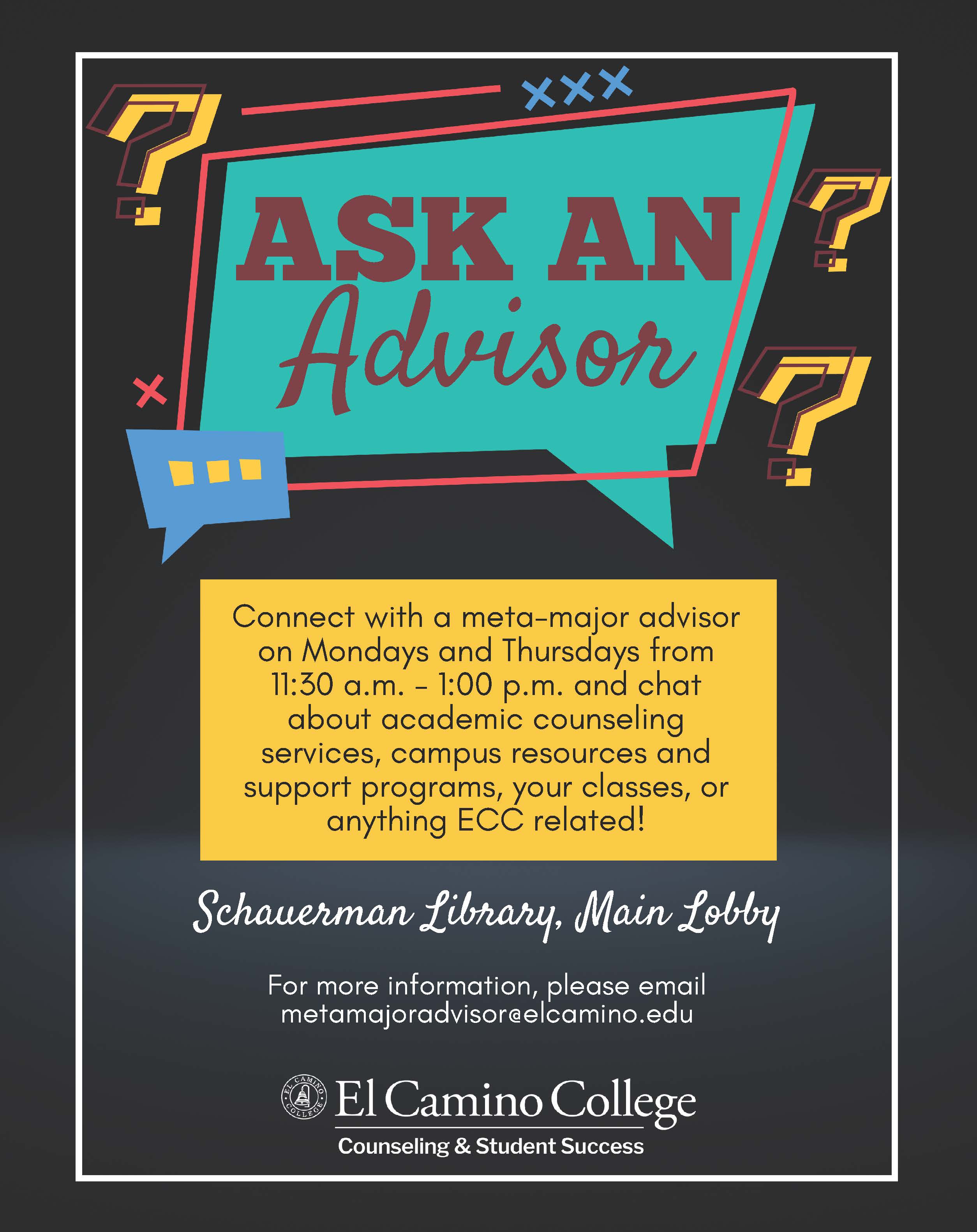 FA 25 Ask an Advisor