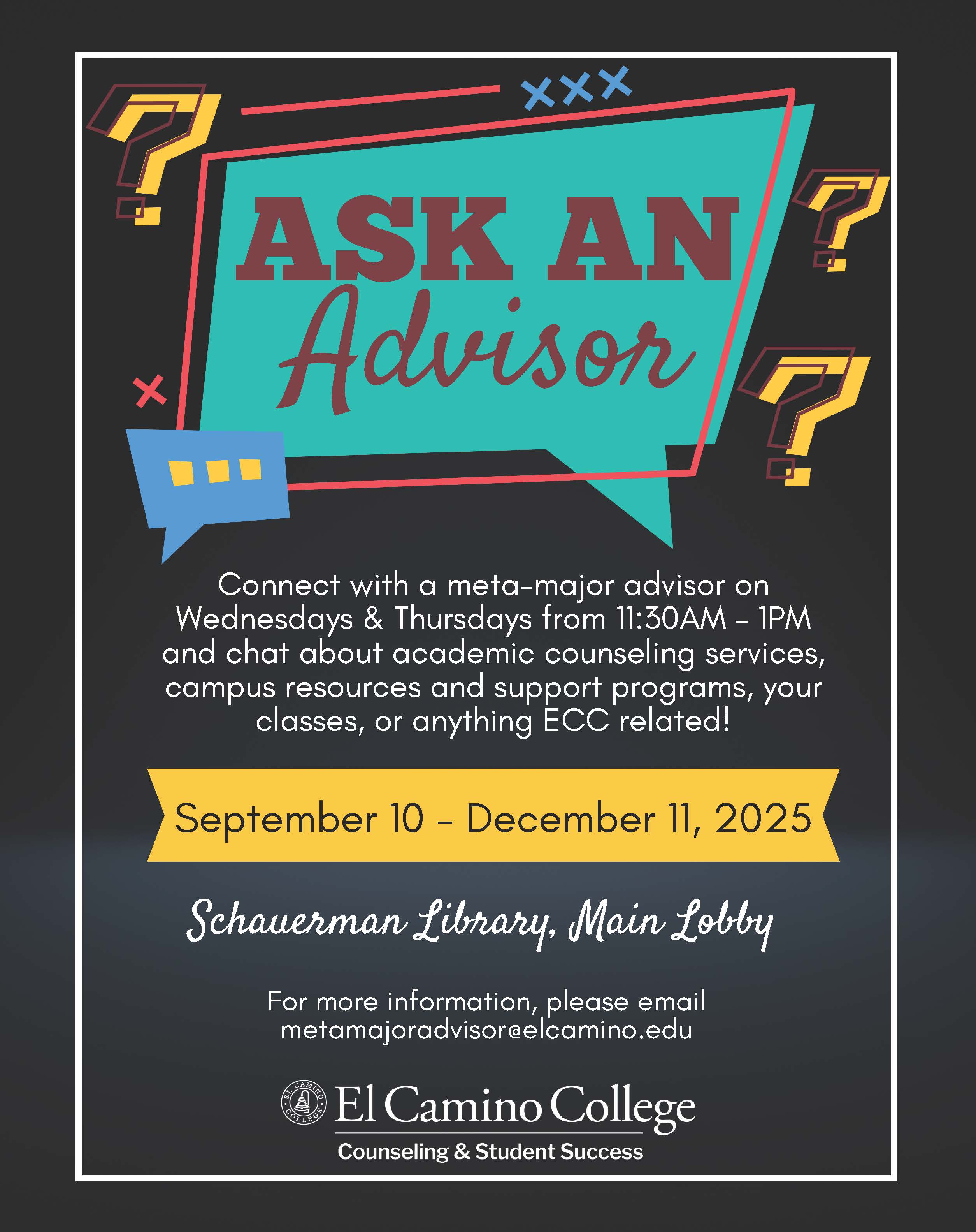 FA 25 Ask an Advisor