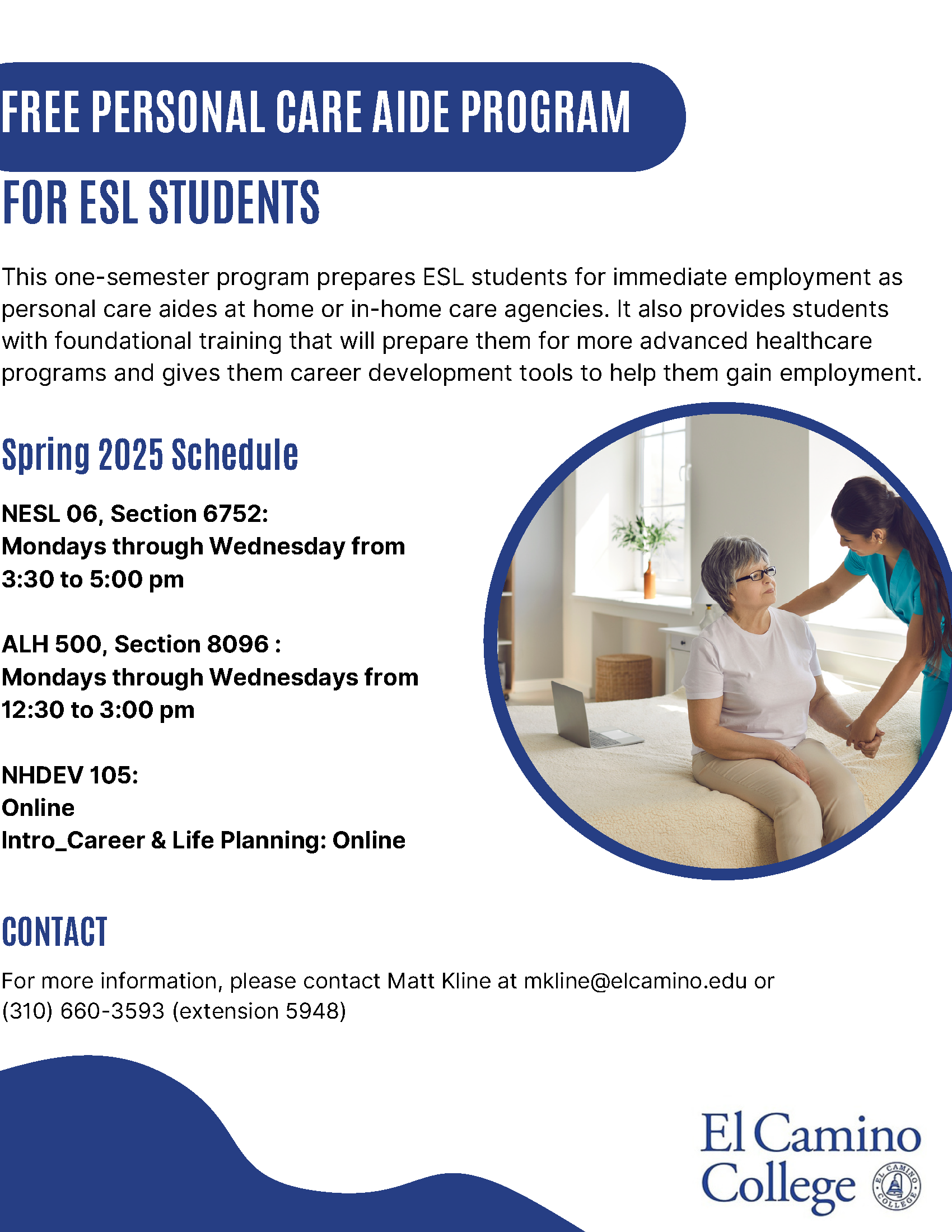 Free Personal Care Aide Program_English