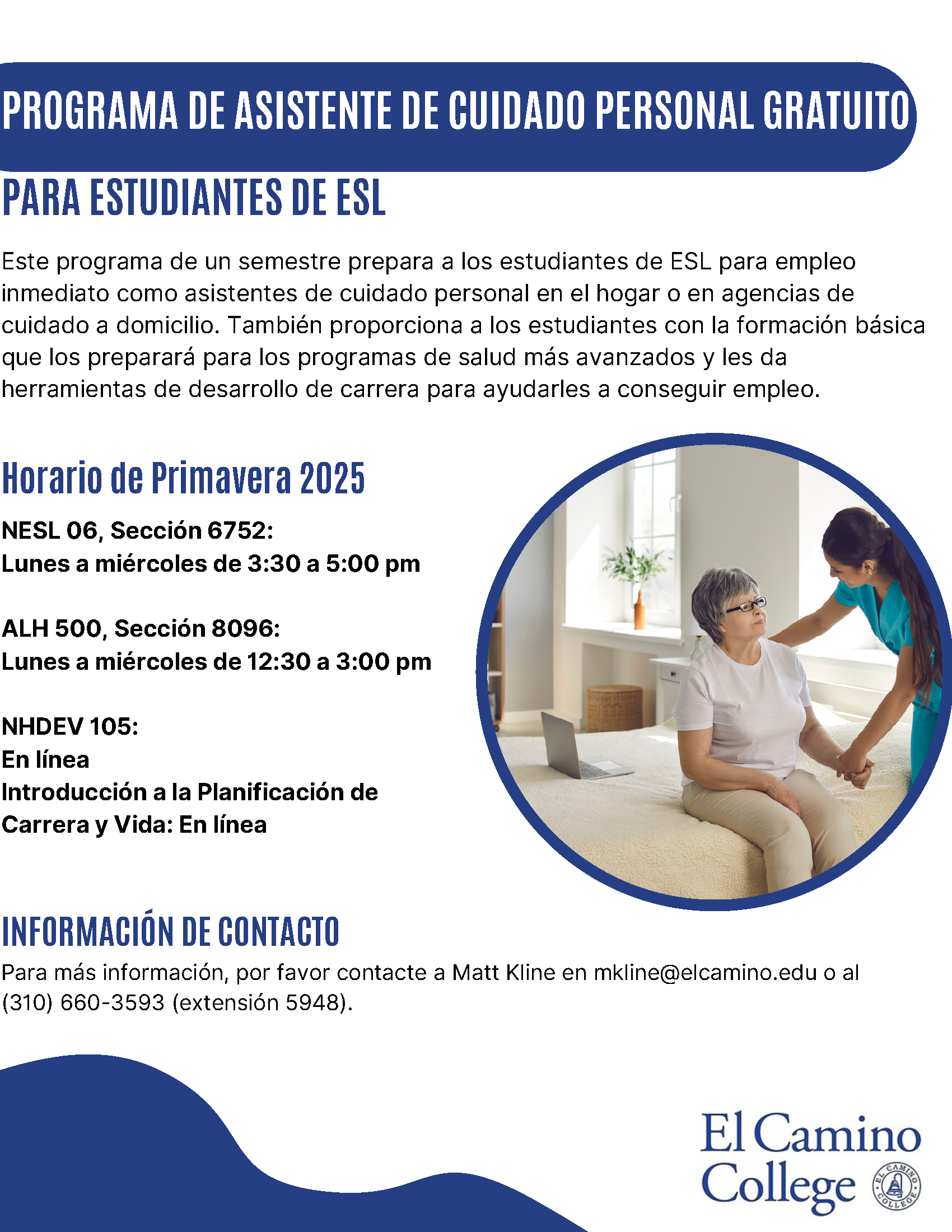 Free Personal Care Aide Program_Spanish