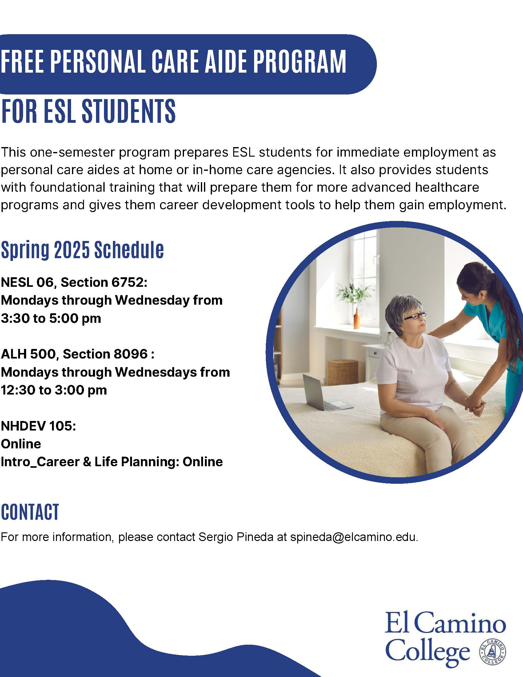 Free Personal Care Aide Program_English