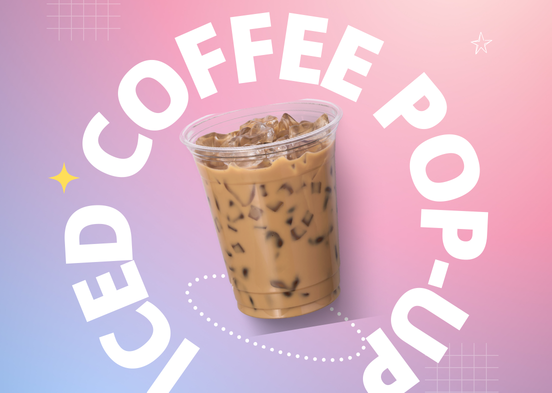 iced coffee pop-up