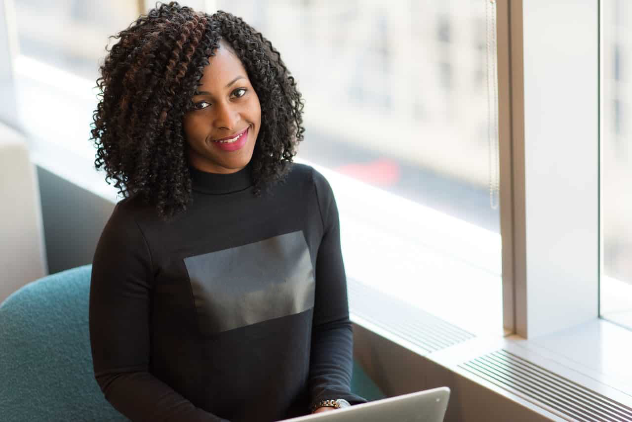 Professional person using a laptop computer