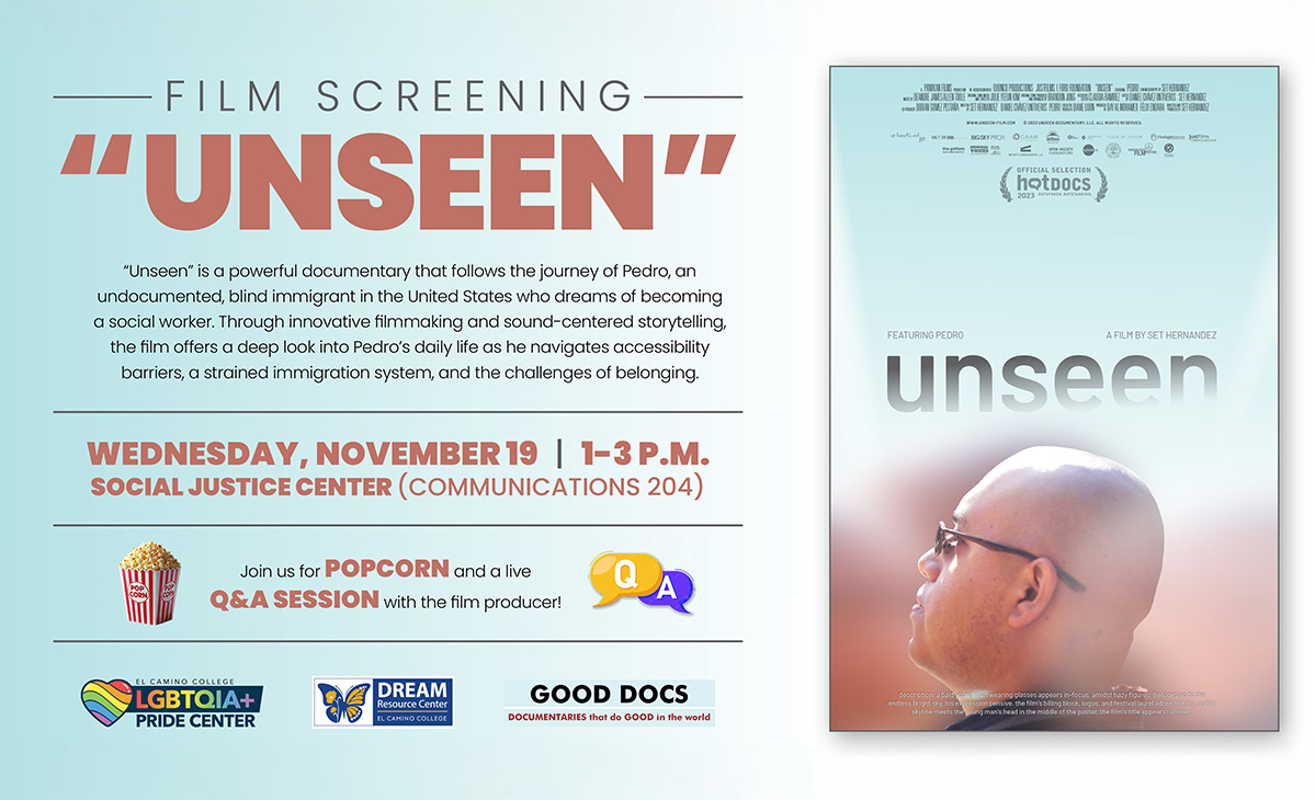 El Camino College to Screen Award-Winning Documentary Unseen