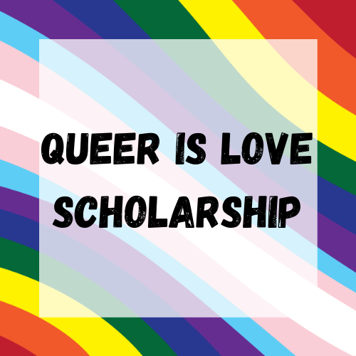 Queer is Love Scholarship Button