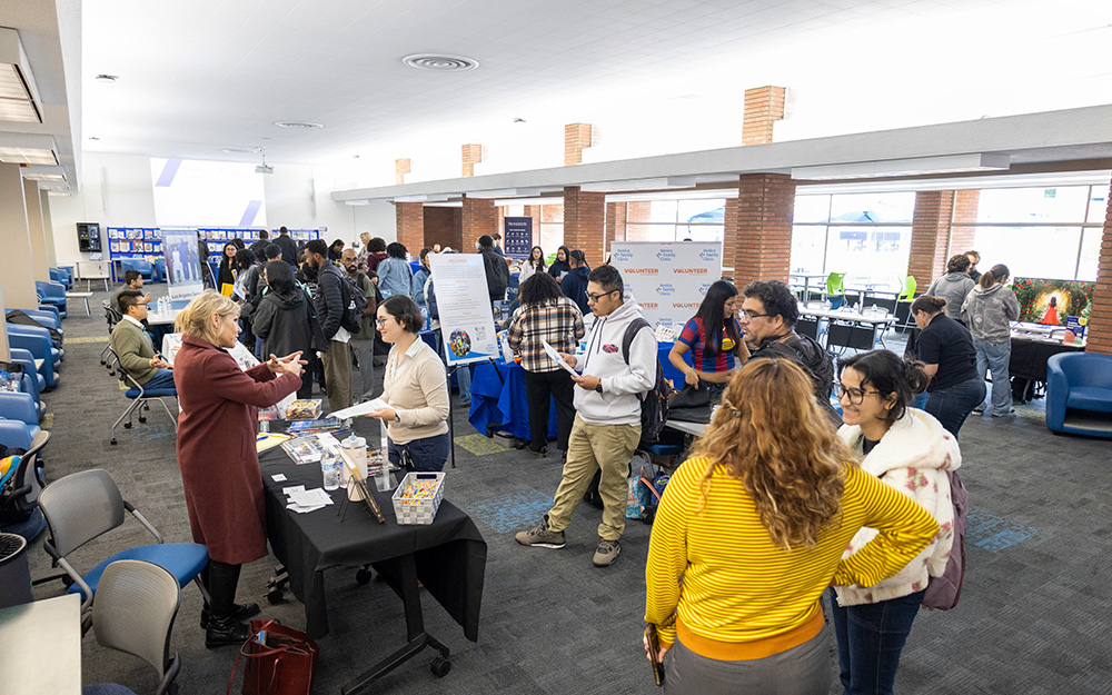 Employers at an event