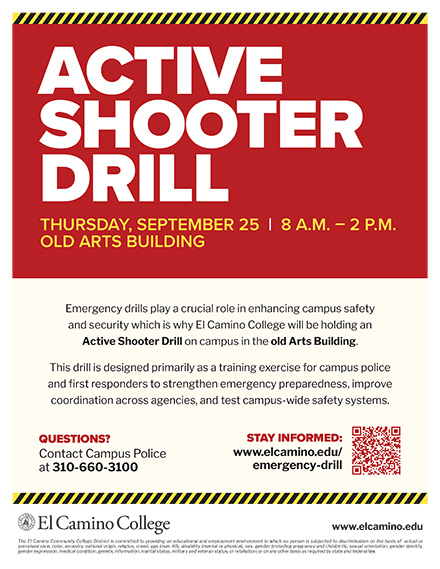 Active Shooter Drill Flyer