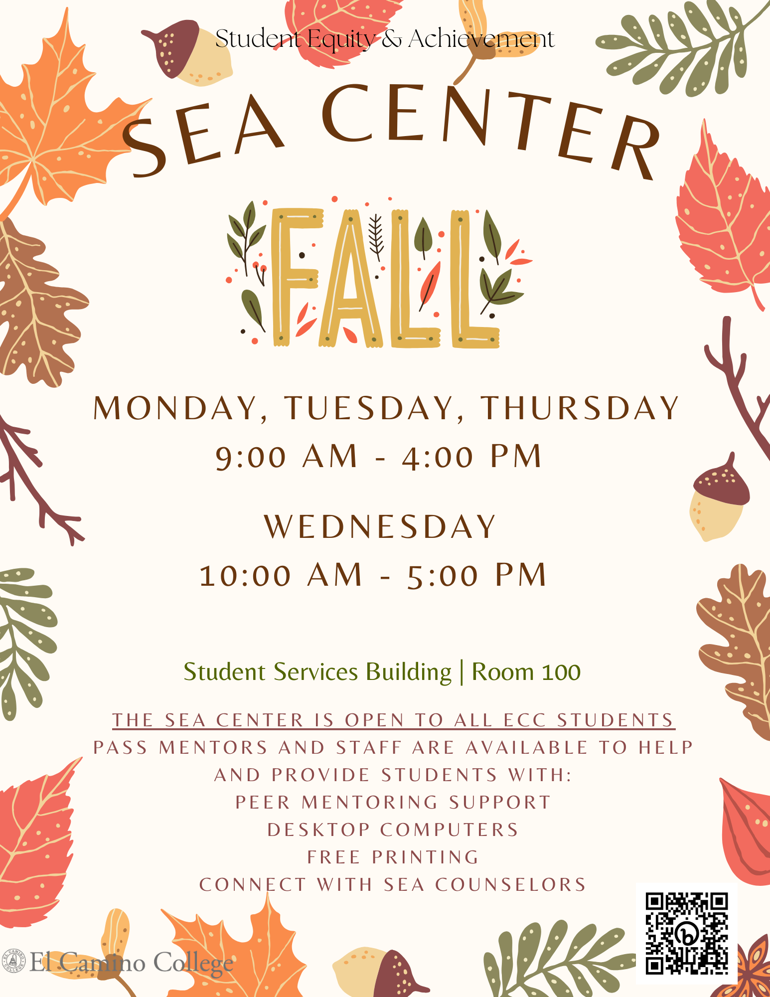 SEA Center Summer 2024 Flyer