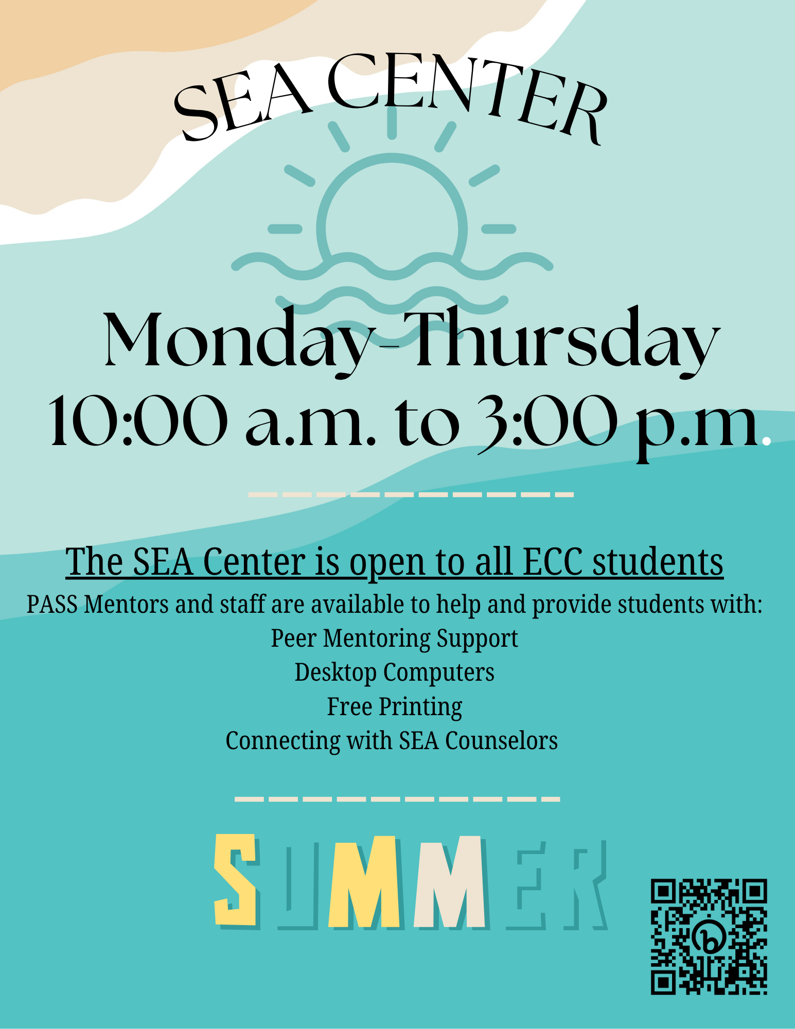 Summer 2025 SEA Center Flyer