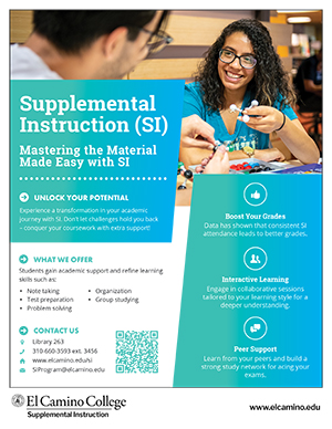 Supplemental Instruction Flyer