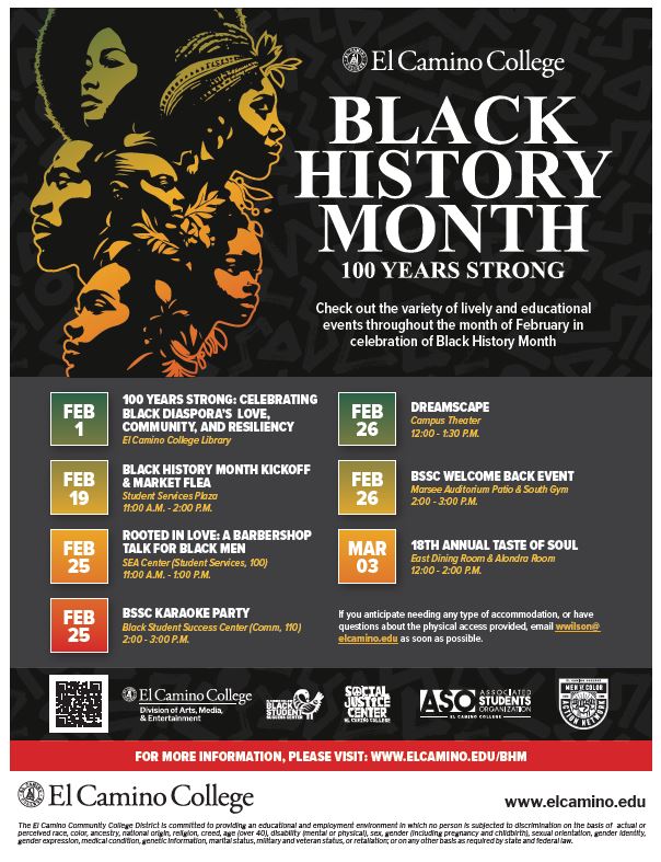 BHM Schedule of Events 2026