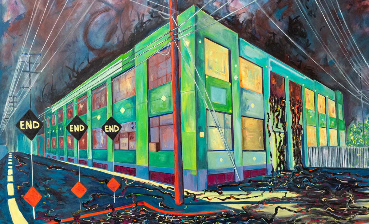 Painting from "Kieva Campbell: A Tribute to April Savino, the Sister I Never Met"